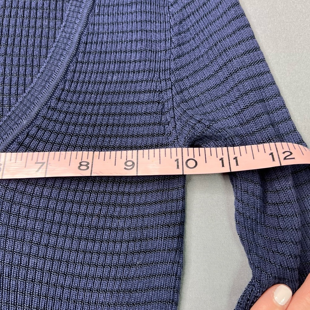 Missoni Navy Blue Knit Sweater – Bell Sleeves – Size 2 - Picture 5 of 10